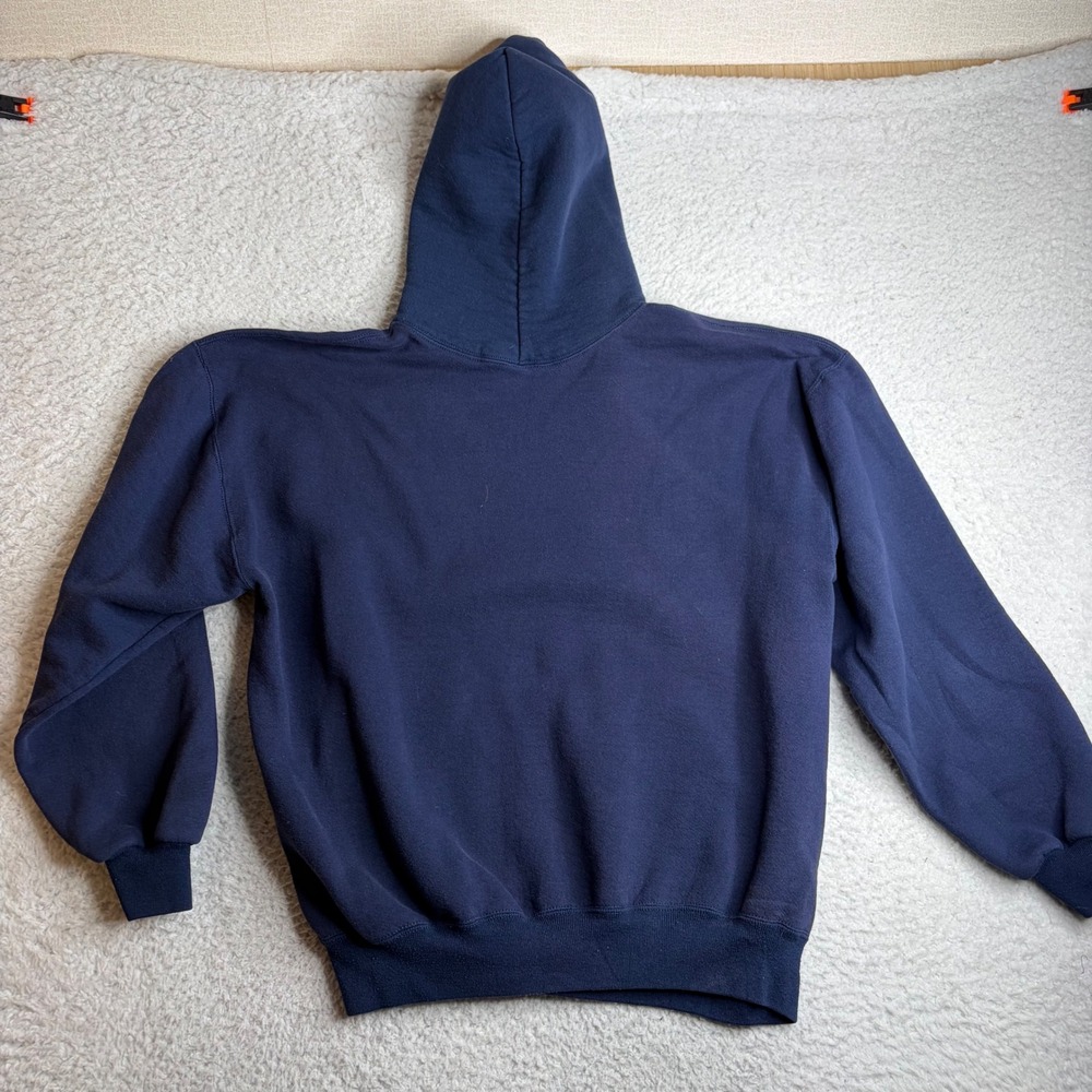 Vintage Russell Athletic The Citadel Hoodie Navy Blue Made in USA XL Sweatshirt - Picture 6 of 6